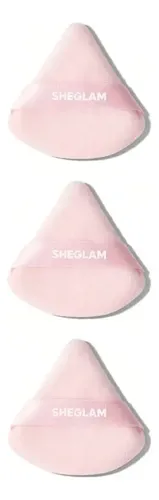 Esponja Para Maquillaje En Polvo- Violeta- Sheglam Pack De 3 Rosa Mediana
