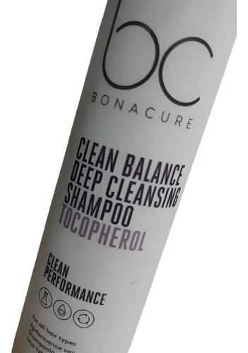 Shampoo Bonacure Clean Balance Limpieza Profesional 250ml