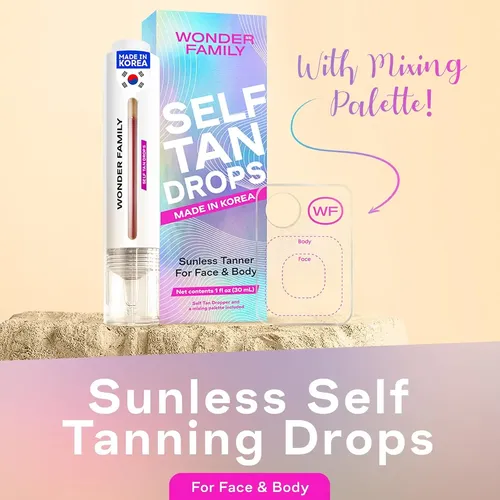 Kit De Gotas Autobronceadoras Con Paleta Mezcladora – Made I