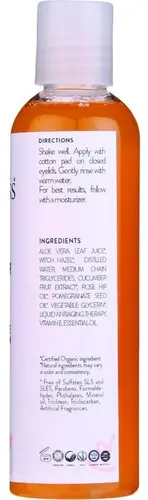 Desmaquillante Orgánico De Pepino Glimmer Goddess 120 Ml