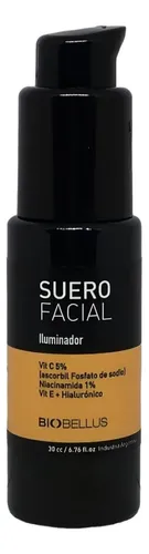 Suero Facial Iluminador Con Niacinamida Y Vit C Biobellus