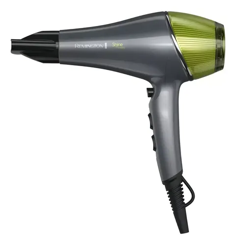 Secador De Pelo Remington Shine Therapy D18a Gris Y Verde 22