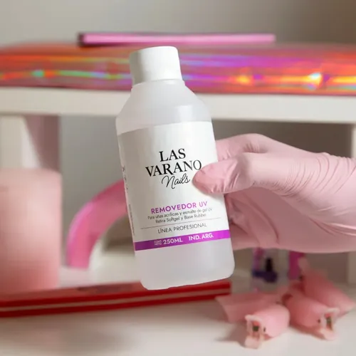 Removedor Uv Uñas Acrílicas Gel Softgel Las Varano 500ml