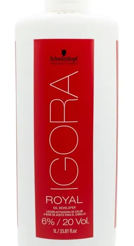 Schwarzkopf Igora Royal Oxidante Tintura Coloracion  X 1 L