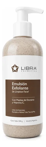 Emulsion Exfoliante De Limpieza Facial Libra 500gr