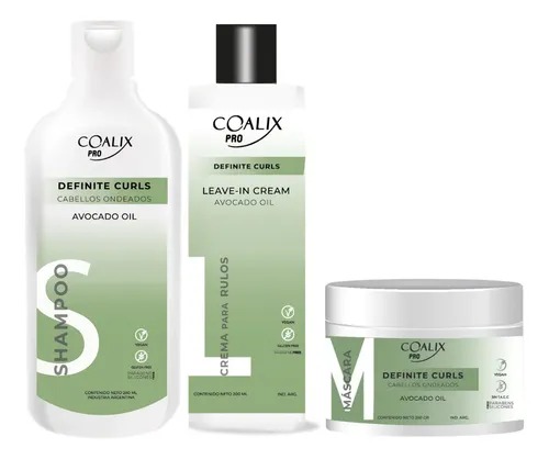 Coalix Pro Definite Curls Shampoo+ Crema De Peinar + Mascara