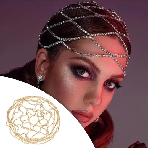 1 Uds., Cadena Para El Cabello, Accesorios Para La Dorado