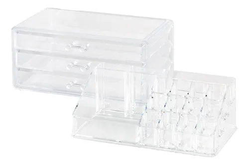 Organizador Acrílico De Maquillajes Y Cosmeticos Con Cajones
