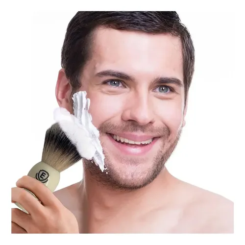 Pinceles De Afeitar Premium Para Hombres; Mango Ergonómico