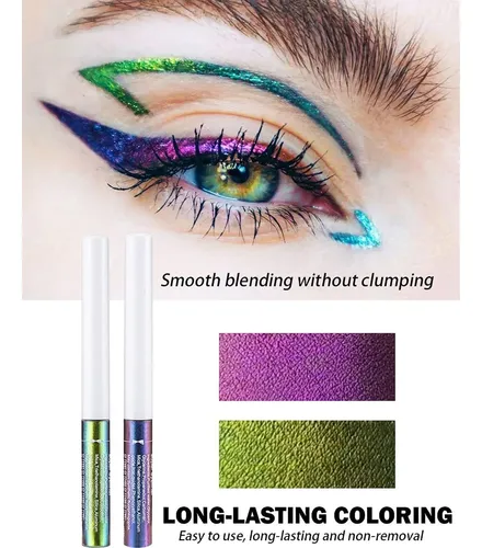 Liner Líquido Multichrome Chameleon 6 Colores Con Purpurina