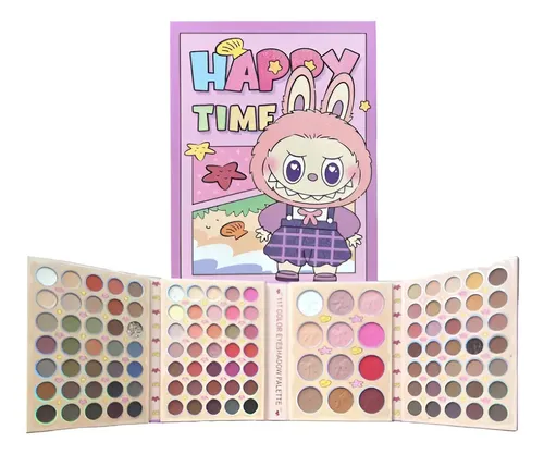 Paleta De Sombras Infantil 117 Sombras Ojos Happy Time Happy Time