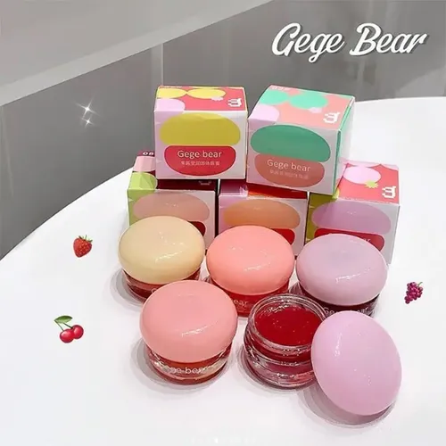 Brillo Labial Mini Pote Jelly Jam Solid Lip Gloss Gege Bear