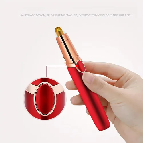 Recortador De Cejas Eléctrico Para Mujer, Afeitadora Usb Rec