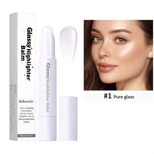 Highlighter En Barra: Brillo Glassy Duradero Y No Pegajoso