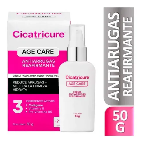 Cicatricure Age Care Antiarrugas Reafirmante Facial 50g Mome