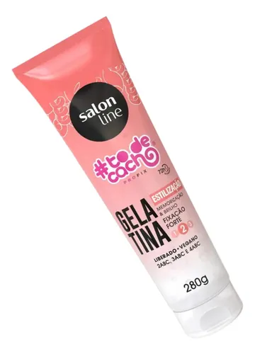 Gelatina Fijación Fuerte Memoria Y Brillo Salon Line 280ml