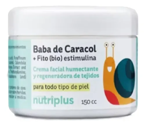 Crema Facial Baba De Caracol Nutriplus Hidrata Regenera