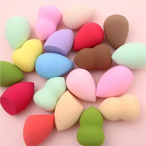 Esponja De Maquillaje Suave Doble Uso Sin Absorber Polvo En