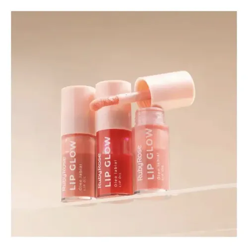 Ruby Rose Lip Glow Dos Tonos Oleo Labial Lip Oil