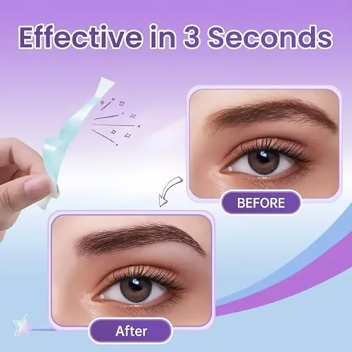 Tiras De Cera For Cejas Sensibles, Tiras De Cera Facial, Li
