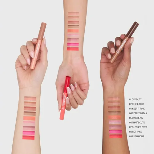 Delineador/bálsamo Sacheu Doubledown Labios, Color Satinado