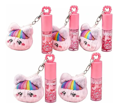 Lip Oil Aceite Labial Juicy Fruits Hidratante Con Llavero