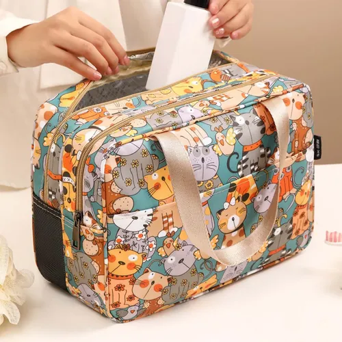 Bolsa De Maquillaje De Viaje Portátil Para Mujer, Bolsa De C