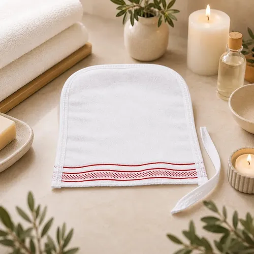 Guante Exfoliante Hammam Arbora Blanco