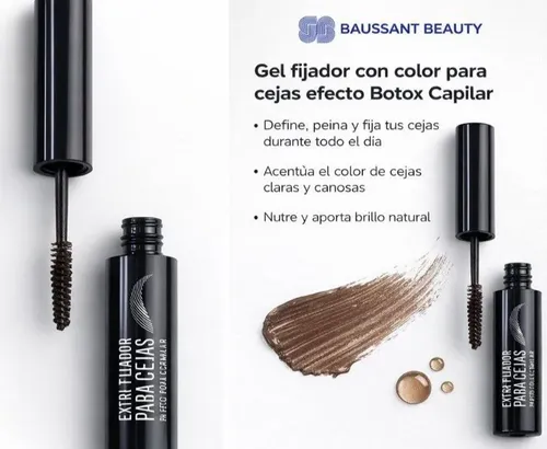Extra Fijador Cejas Efecto Botox Capilar Color Marron Laca