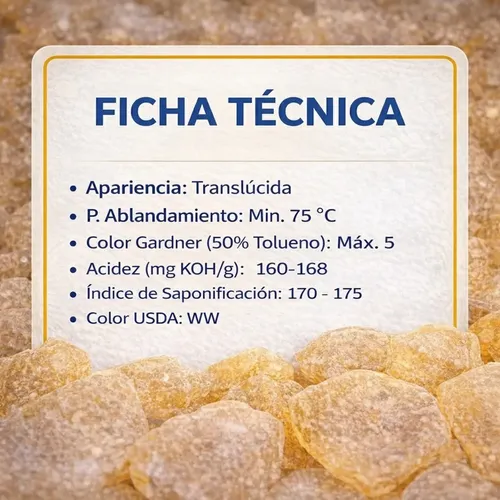 Resina Colofonia De Pino Cristal Natural Ww X 5 Kg