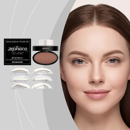 Sello Para Cejas Café Claro Kit Maquillaje Natural