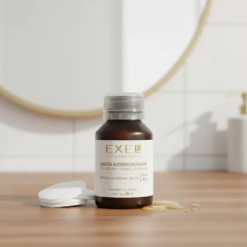 Loción Autobronceante 6% Sin Color Bronceado Exel 50ml X2