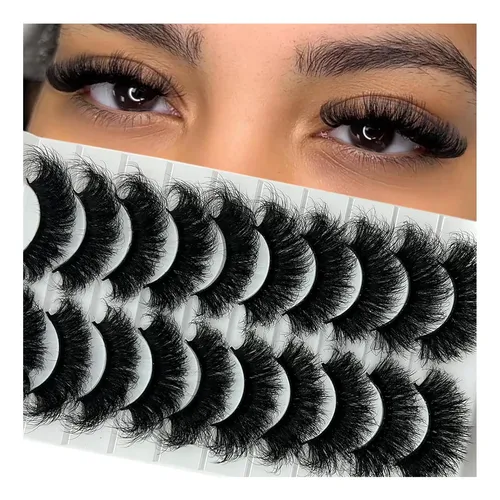 Pestañas Postizas 20 Mm Loladook, 3d Mink, Tira Completa