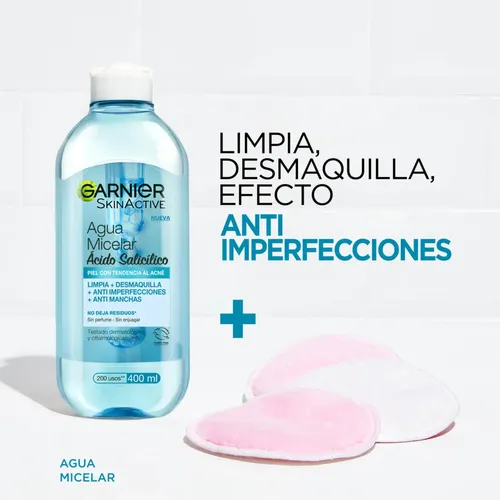 Garnier Agua Micelar Anti Imperfecciones 400ml