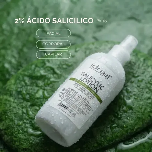 Idraet Loción Con Salicílico 2% Rostro Cuerpo Y Espalda Tipo de piel grasa acne 500ml