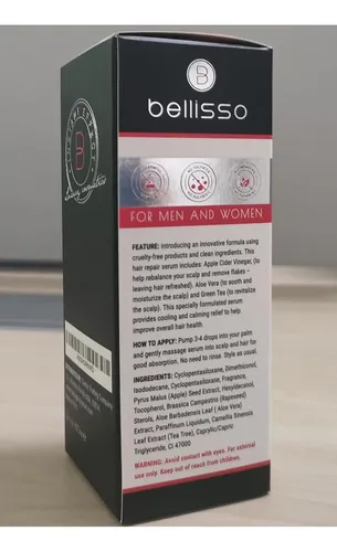 Serum Capilar Bellisso Vinagre De Manzana 60ml Antifrizz