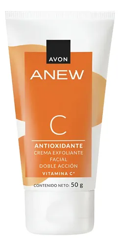 Crema Facial Exfoliante Doble Accion Vitamina C Anew Avon Normal Día/noche