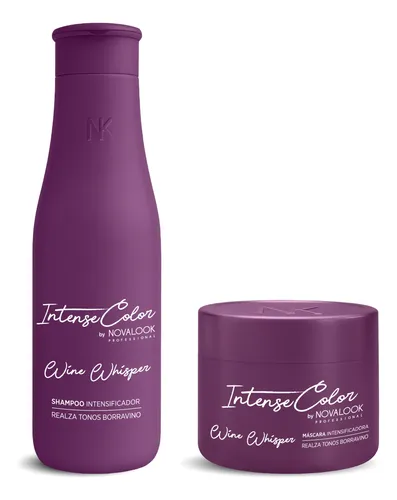 Shampoo Novalook Intense Wine Whisper Color Intensificador