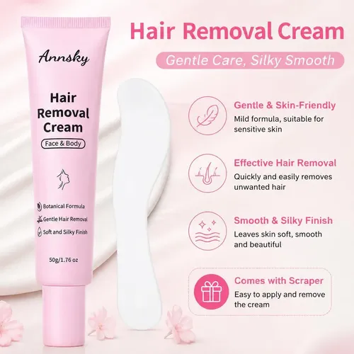 Depilación Facial Y Corporal Annsky 1.76 Fl Oz