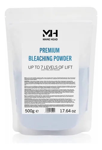 Polvo Decolorante Mane Head Blue Premium 500g Sin Polvo