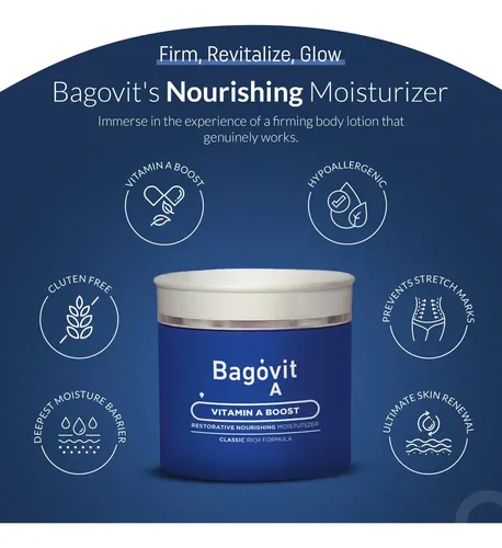 Bagovit Crema Hidratante Nutritiva Clásica Para El Cuerpo