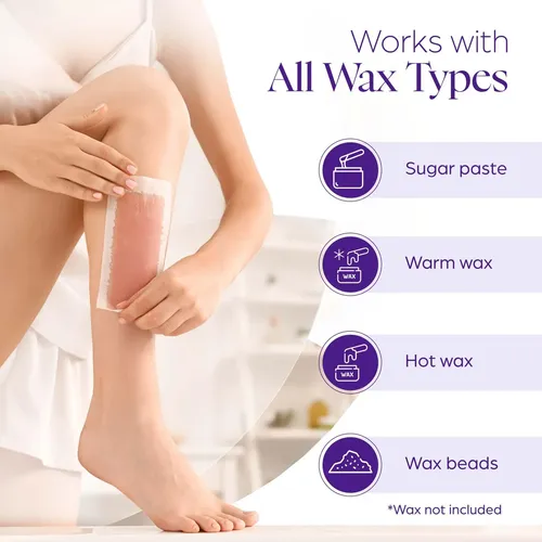 Tiras De Cera Pure Awareness 150 Extra Grandes Para Uso En T