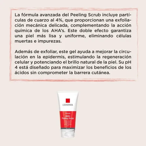 Peeling Facial Y Corporal Lidherma Exfoliante Mascara