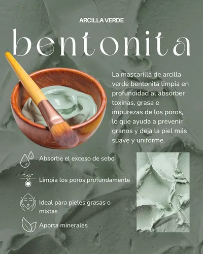 Kit Mascarillas Arcilla Blanca Arcilla Verde Jabon De Arroz