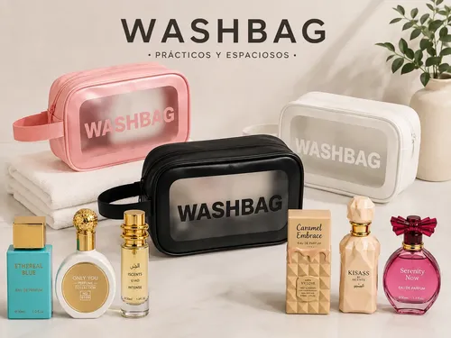 Set De 6 Perfumes Arabes Mujer Mini 30ml Mas Bolso Neceser City Girl Premiun