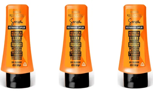 Kit X 3 Serum Restaurador Capilar Keratotal X 50g Bellissima