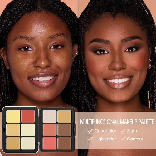 Paleta De Maquillaje En Crema 12 Colores Lsxia Set #05