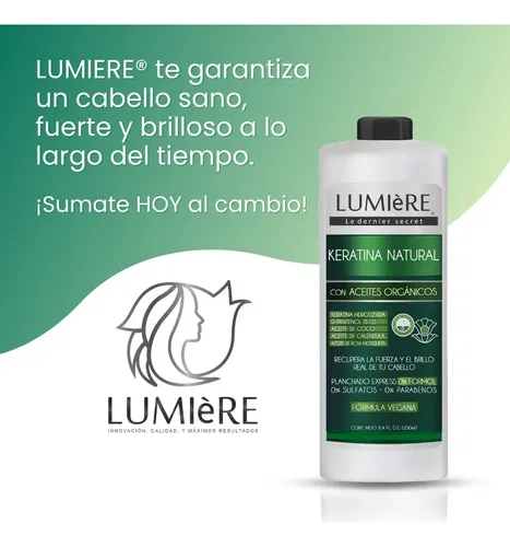 Alisado Nanoplastia Organico Sin Formol Alisa Y Nutre 500 Ml