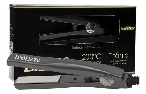 Mini Alisadora Lizze Plancha Pelo Portátil Uso Diario Viaje