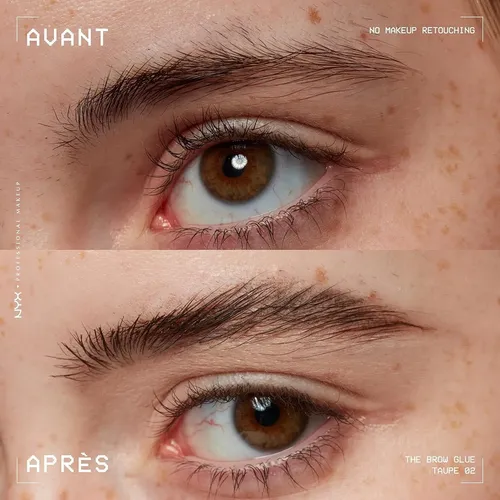 Gel De Cejas Fijación Extrema Nyx Taupe Y Marrón Oscuro